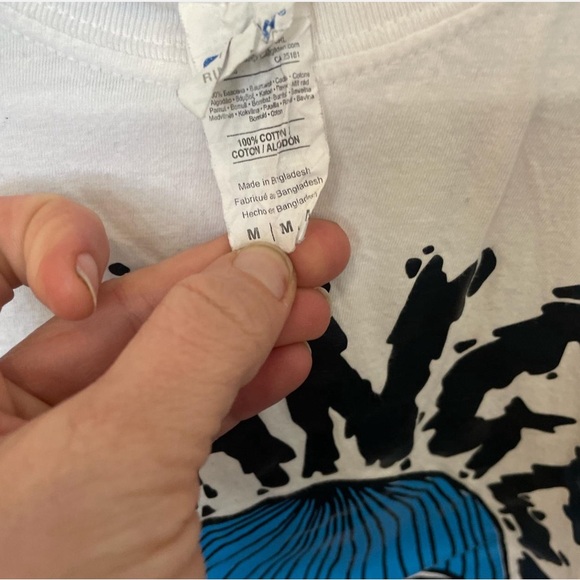 Medium white Deranged Vaginas band shirt. - Picture 3 of 3